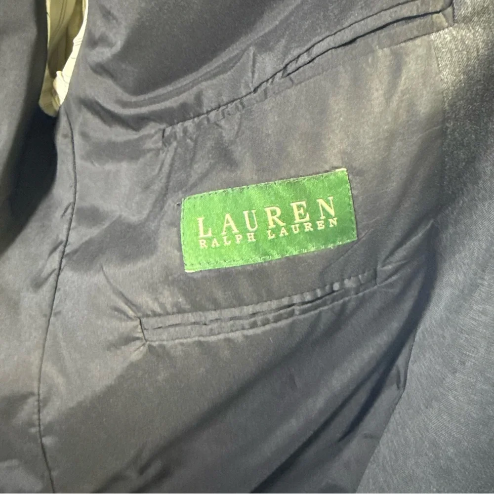 Lauren Ralph Lauren Mens 48R Charcoal Gray 100% Wool Blazer Jacket‎ L518155B